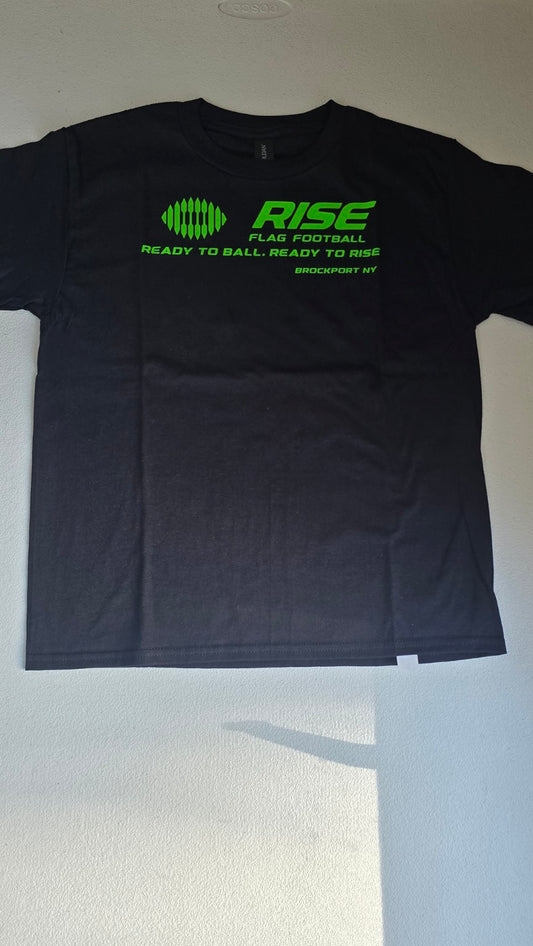 Flag Football T-Shirt - RISE Logo - Gildan (Youth)